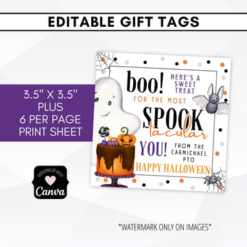 halloween treat tags